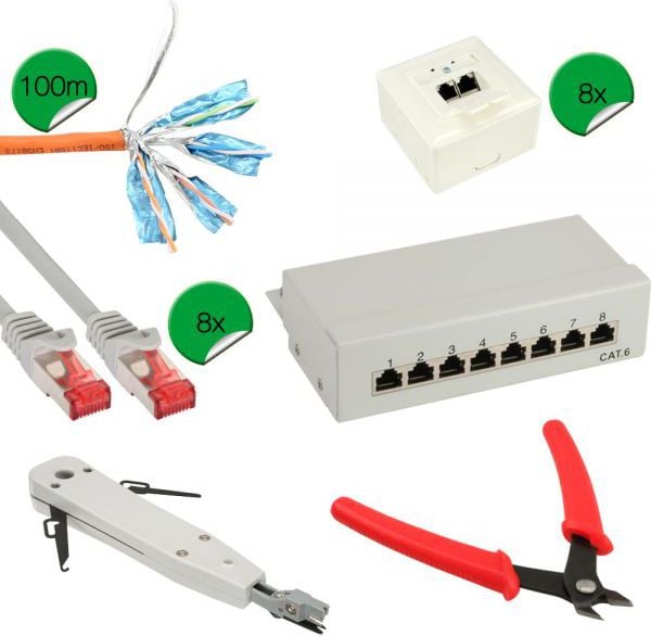 Cablu inline retea kit de instalare Cat.6 (20155I)