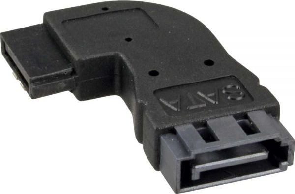 Cablu inline SATA adaptor de sex masculin - feminin unghi drept - 27700D