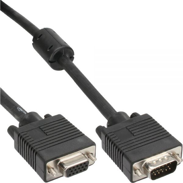 Cablu InLine, Sub-D (VGA) - Sub-D (VGA), Negru
