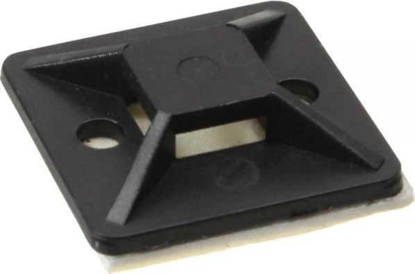 Cablu inline terminale de montare adeziv pentru cabluri 30x30mm, negru, 10 piese (59965I)