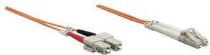 Cablu intellinet network solutions Fibra optica patch-uri LC - SC, multimode OM1, 1m (471251)