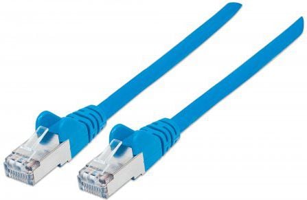 Cablu intellinet network solutions Kabel RJ-45, Cat6a, CU, S/FTP, 1.5 m, albastru 350747