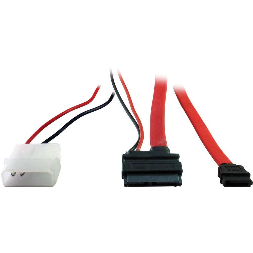 Cablu inter-tech Kabel Inter-Tech Slim DVD Anschluss SATA + Power 0,3/0,3 m - 88885264