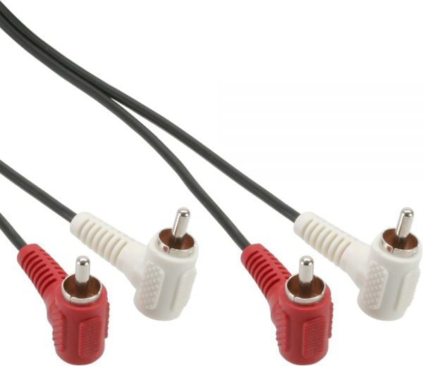 Cablu Intos, RCA (Cinch) x2 - RCA (Cinch) x2, Negru
