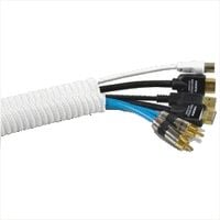 Cablu label the cable Tuba de a organiza cabluri, 25m, alb (# RO5120)