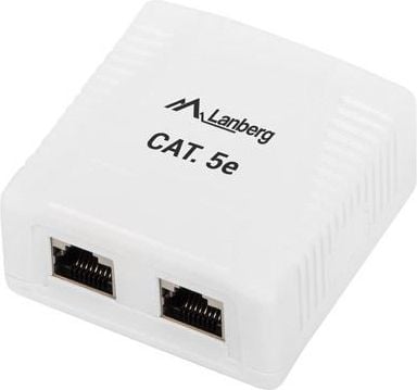Cablu lanberg GNIAZDO NATYNKOWE KAT.5E (OS5-0002-W)