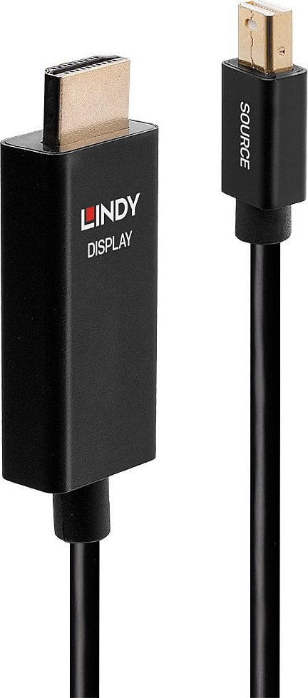 Cablu Lindy Cablu adaptor Mini-DisplayPort la HDMI LINDY de 0,5 m cu HDR