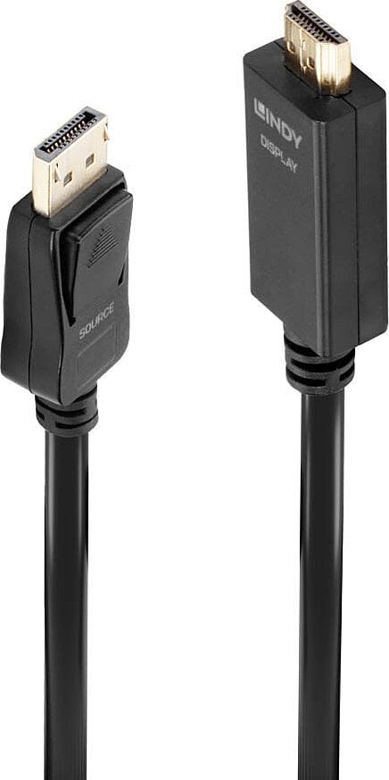 Cablu lindy LINDY Cablu DisplayPort / HDMI 4K30 (DP: pasiv) 0.5m DP Male la HDMI Male - 36920