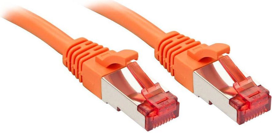 Cablu lindy RJ-45 / RJ-45 Categoria 6 S / FTP 3m portocaliu (47810)