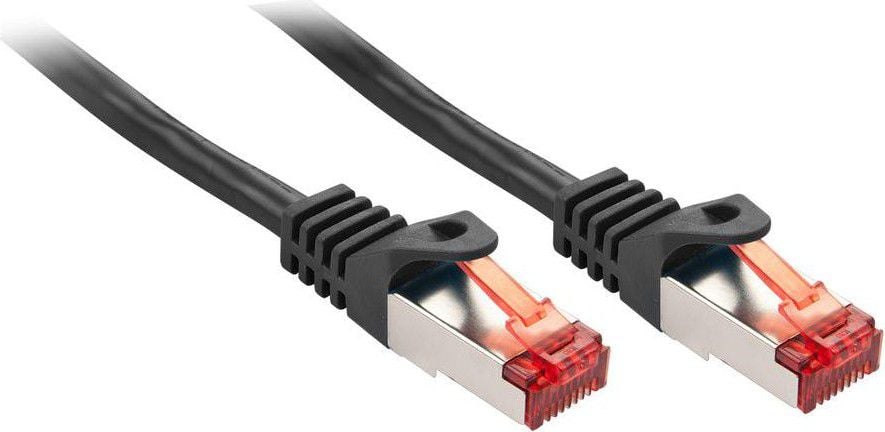 Cablu lindy RJ-45/RJ-45 kat.6 negru 1.5m (47373)