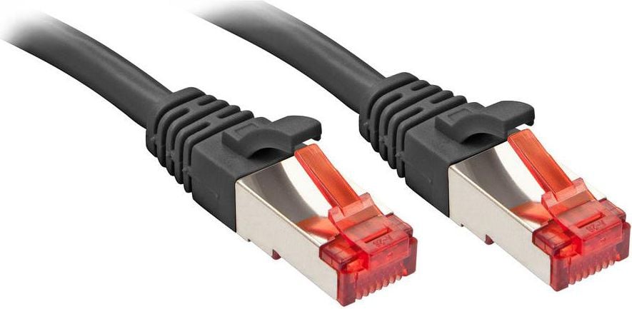 Cablu lindy RJ-45/RJ-45 kat.6 S/FTP negru 5m (47781)