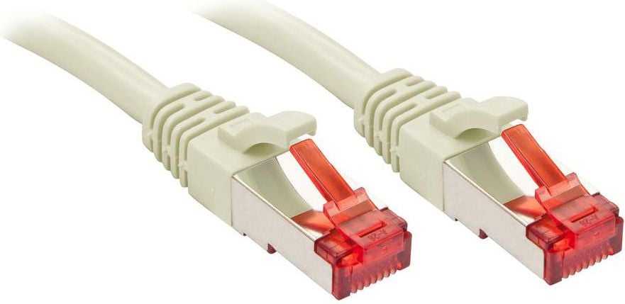 Cablu lindy RJ-45/RJ-45 kat.6 S/FTP Szary 0.3m (47700)