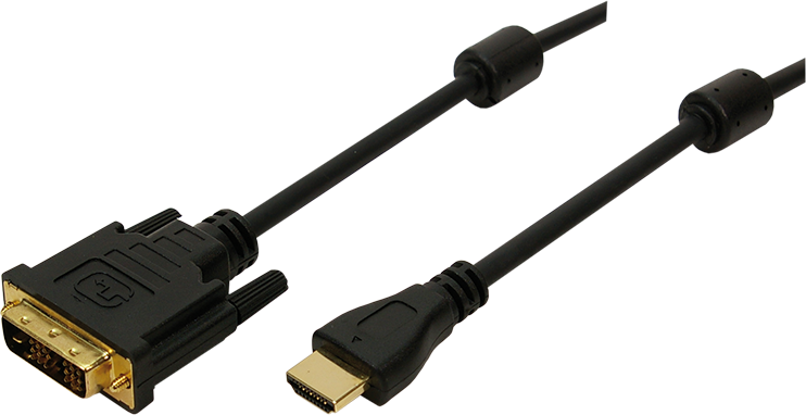 Cablu LogiLink, HDMI - DVI-D, Negru