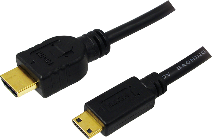 Cablu LogiLink, HDMI Mini - HDMI, negru