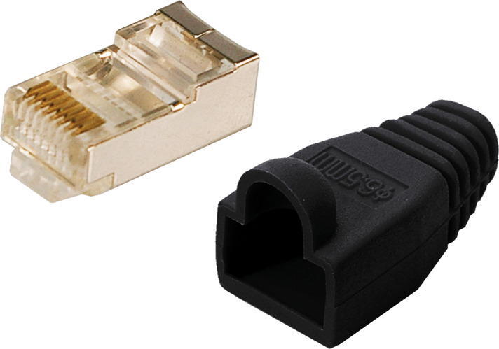 Cablu logilink Modular 5e priza CAT, 100sztuk negru (MP0012)