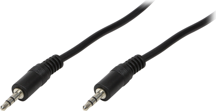 Cablu LogiLink mufă 3,5 mm - mufă 3,5 mm 1 m negru (CA1049)