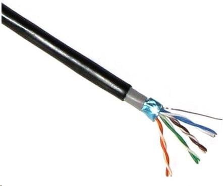 Cablu lynx cs Kabel instalacyjny Cat5E, drut, PVC, 305m (LX-SLD-FTP5E-OUTDJP-BK)