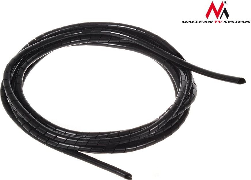 Cablu maclean Capat de cablu capac MCTV-684 B (5 * 6 mm) 3m spirala neagra (MCTV-684)