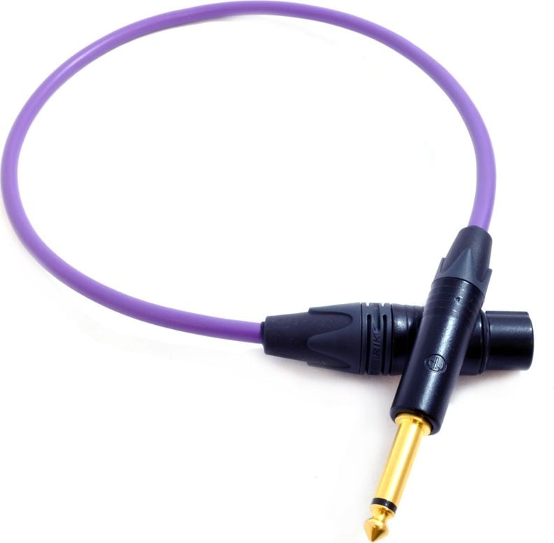 Cablu Melodika Jack 6.3mm - XLR 17m violet