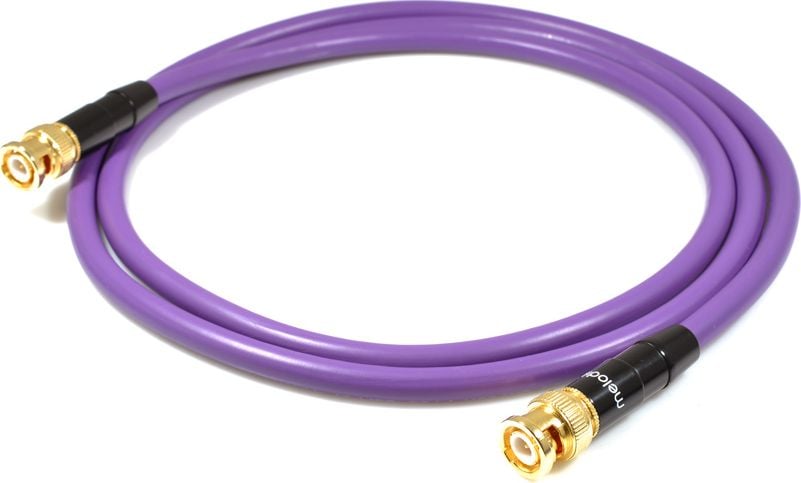 Cablu Melodika MDBN05 BNC-BNC (HD-SDI) Purple Rain - 0,5m