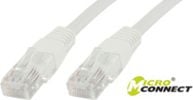 Cablu microconnect U/UTP CAT5e 0.5M White PVC (B-UTP5005W)