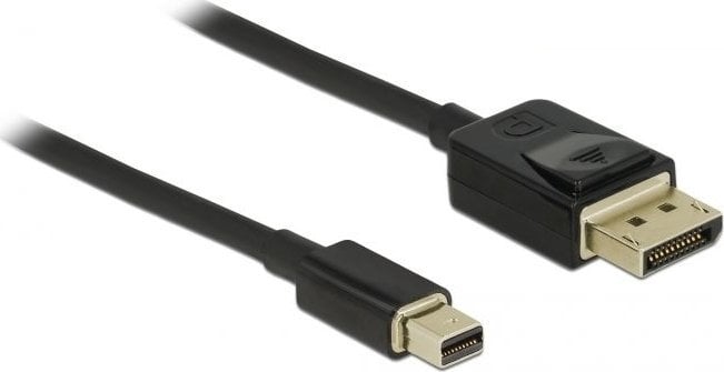 Cablu Mini DisplayPort la DisplayPort 8K 60Hz 2m (certificat DP 8K) T-T Negru, Delock 84928
