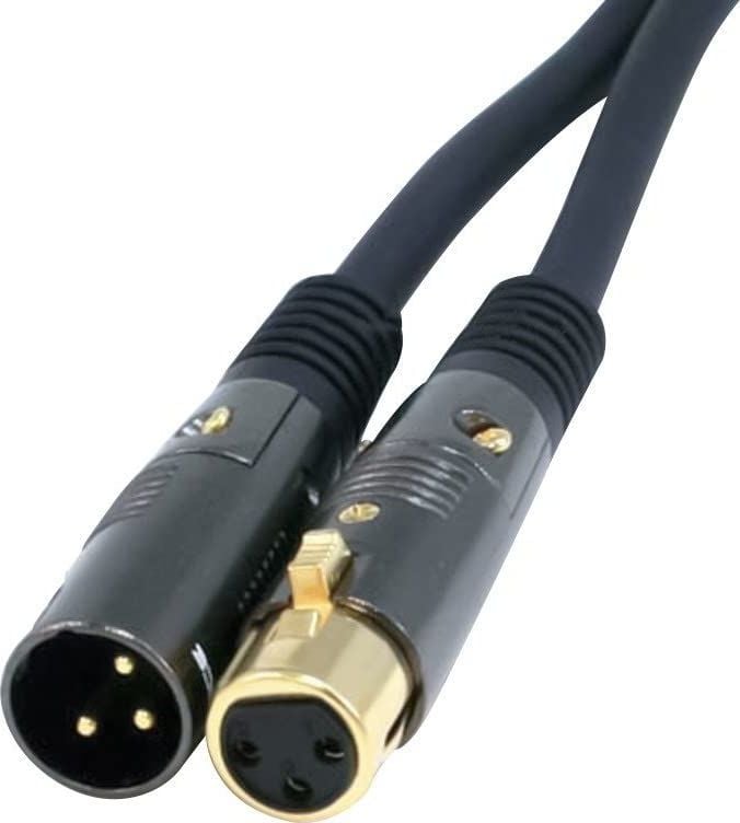 Cablu Monoprice XLR - XLR 0.5m negru