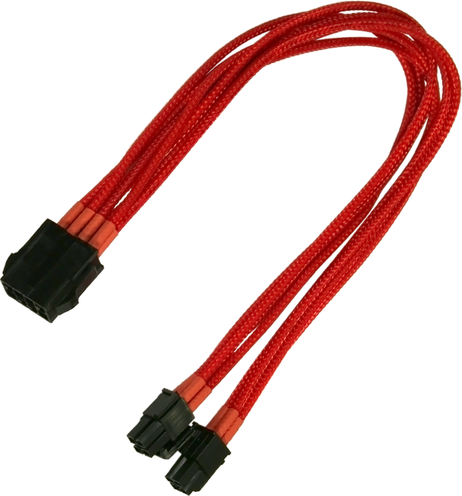 Cablu nanoxia 8 EPS-pin extensie 30 cm, rosu (900300020)