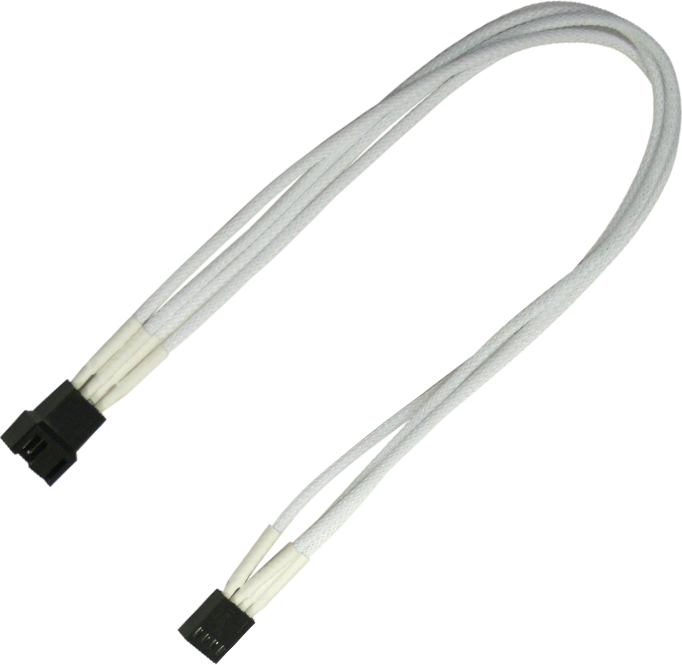 Cabluri - Cablu nanoxia extensie 4 pini PWM 30cm, alb (900,400,018)