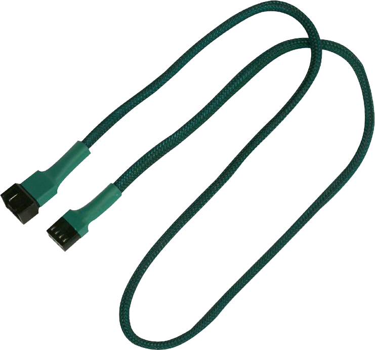 Cablu nanoxia extensie 4 pini PWM 60cm, verde (900500012)