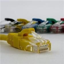 Cablu Netrack patch, Cat 6 UTP, 0.5m, Galben