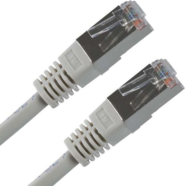 Cablu noname Patchcord, FTP, Cat.5e, 1m, szary