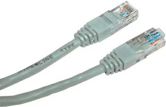 Cablu noname Patchcord UTP, Cat.5e, nieekranowany, 1m, szary