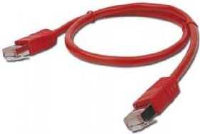 Cablu Patch cord FTP Gembird categoria 5e, 1m, rosu, ecranat, PP22-1M/R