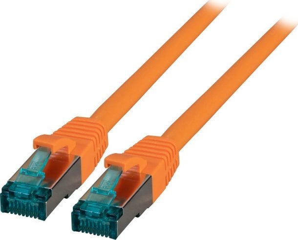 Cablu patch EFB EFB RJ45 S/FTP, Cat.6A, LSZH, 0,25 m, portocaliu