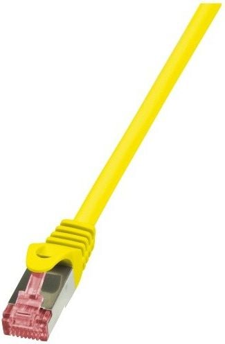 Cablu patchcord Cat.6 S/FTP PIMF PrimeLine 1,50m, galben