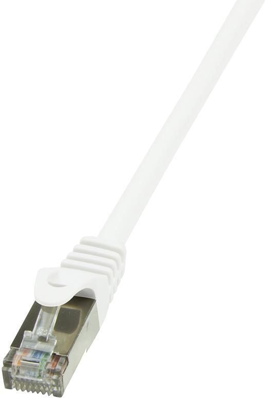 Cablu patchcord gembird, logilink, CAT6 F/UTP EconLine 10m alb
