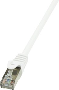 Cablu patchcord gembird, logilink, CAT6 F/UTP EconLine 15m alb