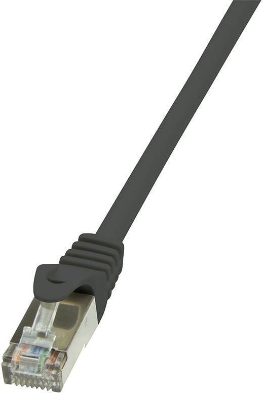Cablu patchcord gembird, logilink, CAT6 F/UTP EconLine 2m negru