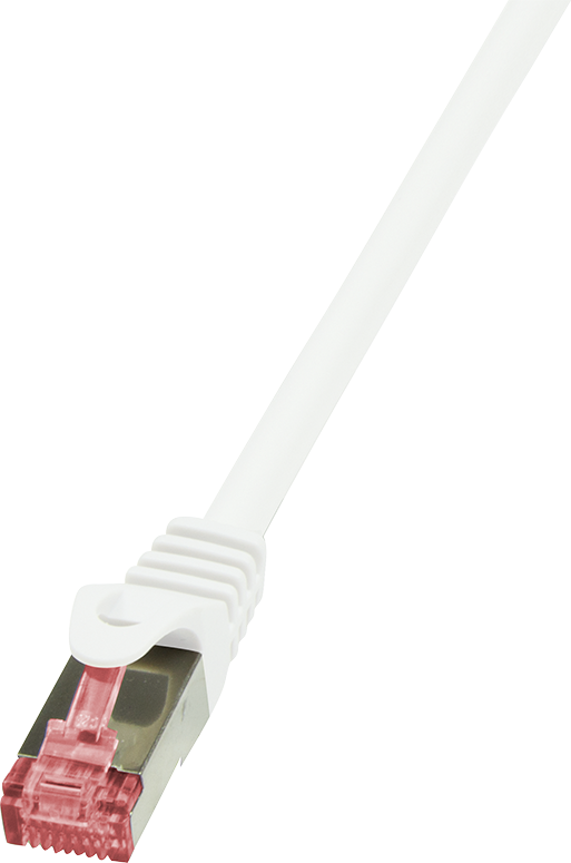 Cablu Patchcord LogiLink Cat.6 S/FTP PIMF PrimeLine 3,00m, alb