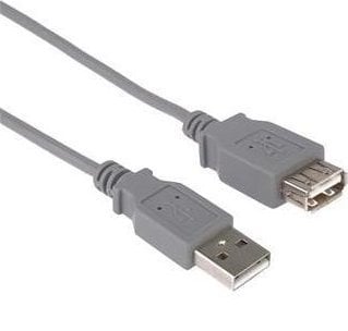 Cablu PremiumCord USB-A - USB-A 5 m gri (kupaa5)