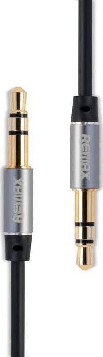 Cablu Remax Jack 3.5mm - Jack 3.5mm 2m argintiu (110412)