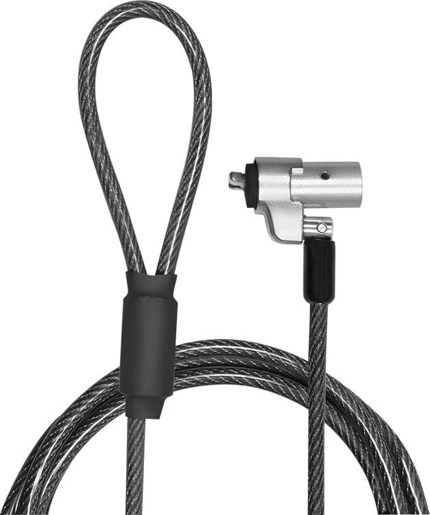 Cablu securitate Logilink NBS012, notebook slot Wedge, conectare directa, 2m, cablu otel carbon