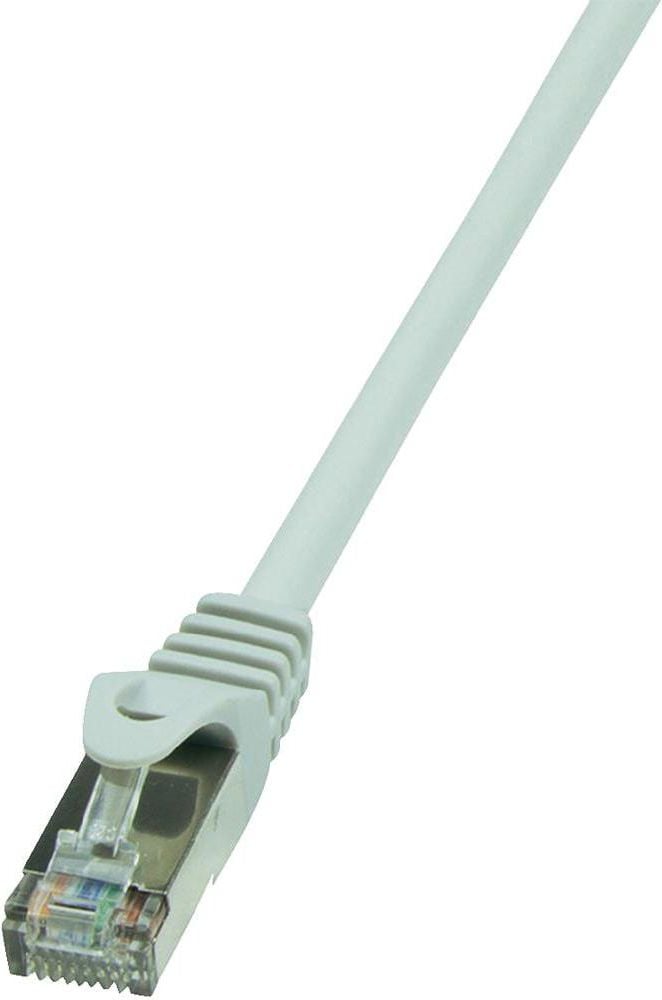 Cablu S/FTP LOGILINK Cat5e, cupru-aluminiu, 15 m, gri, AWG26, dublu ecranat CP1102D
