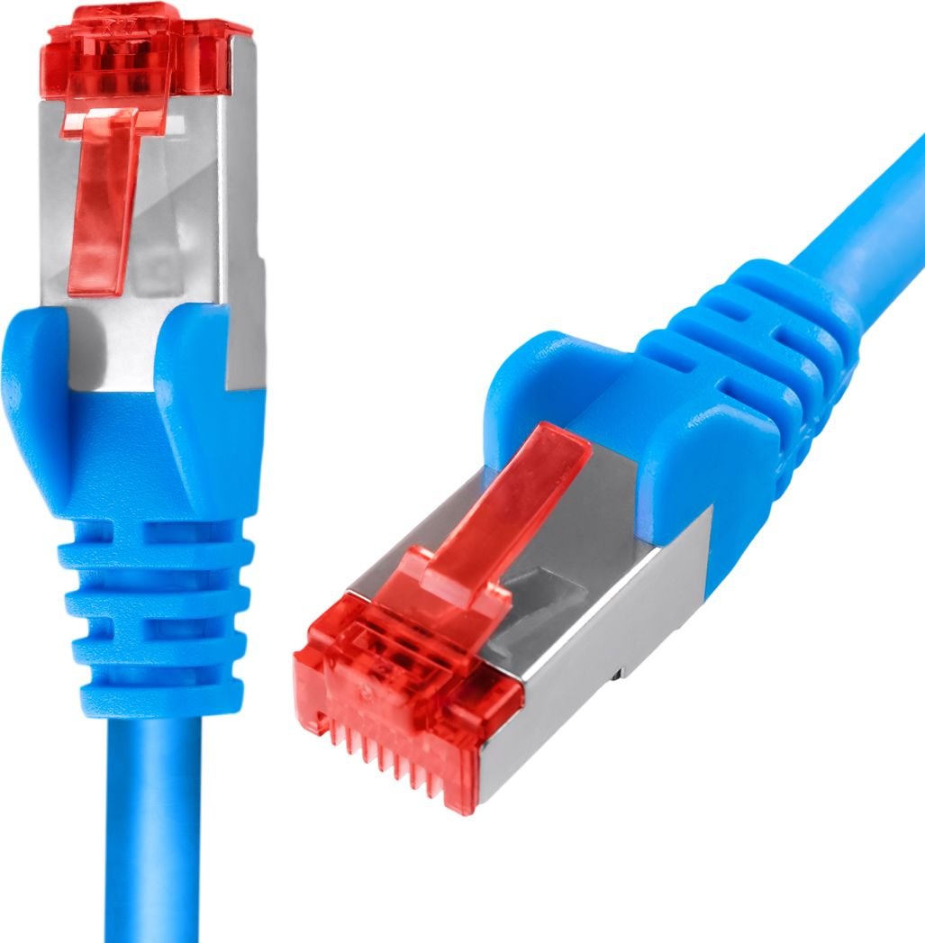 Cablu Spacetronik RJ45 CAT 6 S/FTP AWG27 LSZH albastru 25m