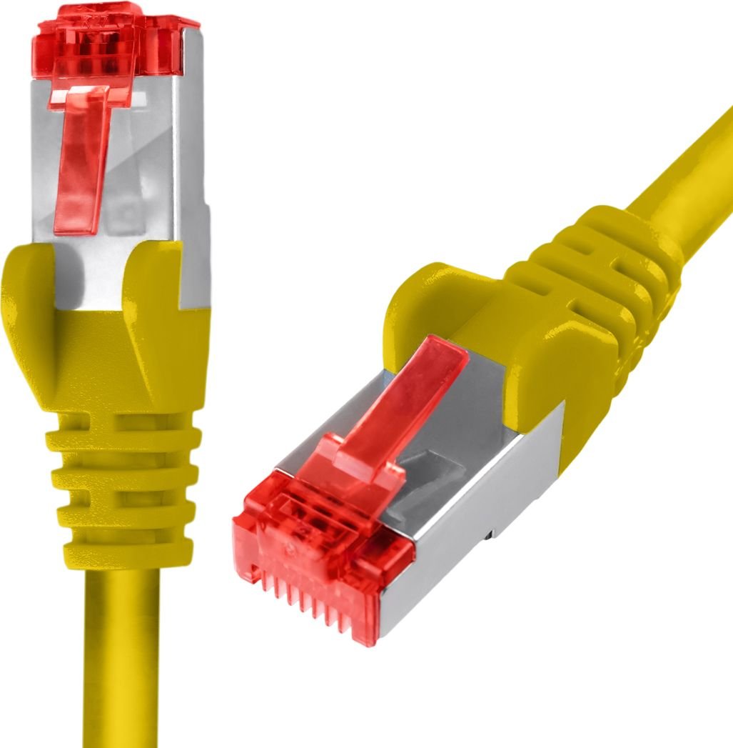 Cablu Spacetronik RJ45 CAT 6 S/FTP AWG27 LSZH galben 10m