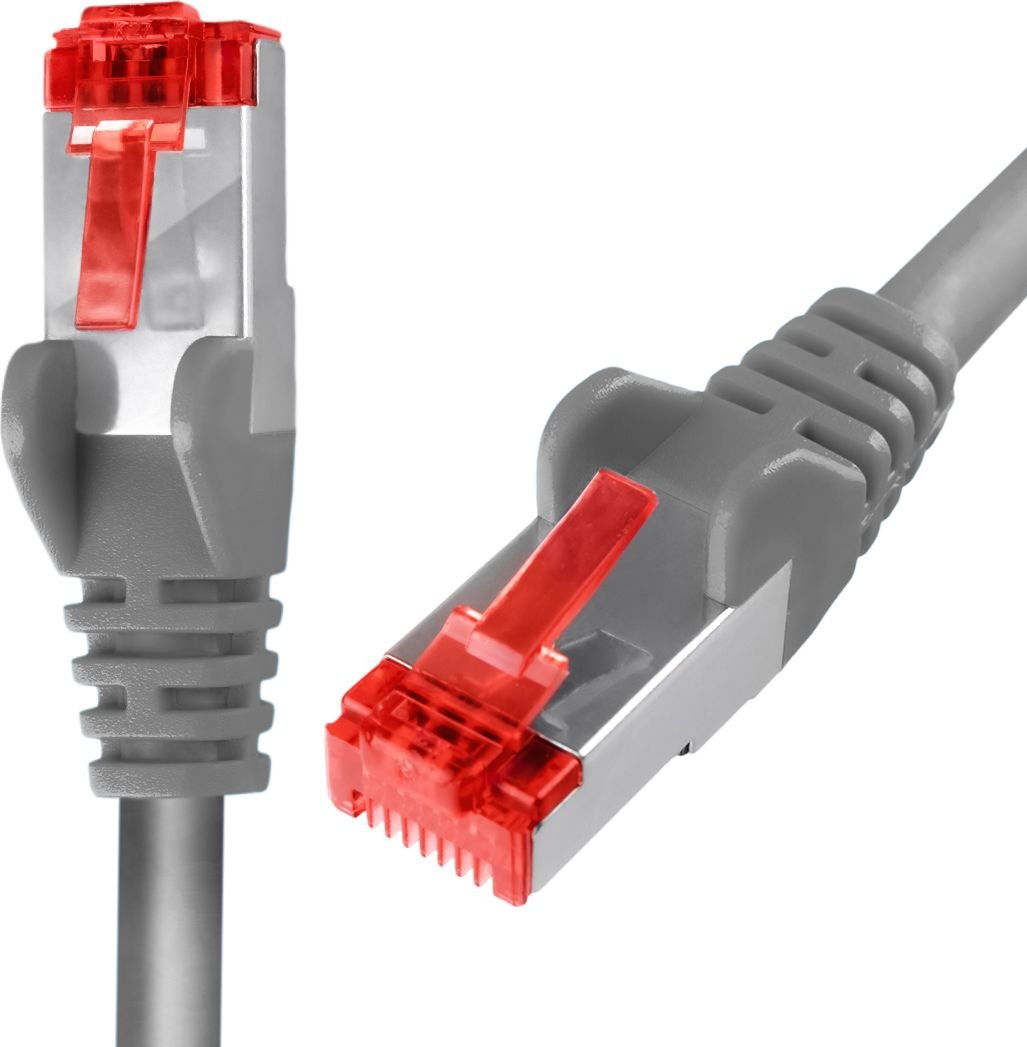 Cablu Spacetronik RJ45 CAT 6 S/FTP AWG27 LSZH gri 1m