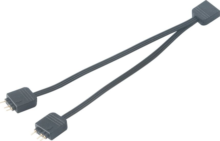 Cablu splitter Akasa pentru LED RGB (AK-CBLD08-12BK)
