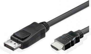 Cablu Techly, DisplayPort - HDMI, negru