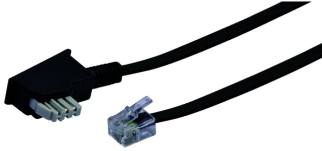 Cablu telefonic Schwaiger TAE-N -&gt; RJ11 6P4C 10m (TAL6237533)